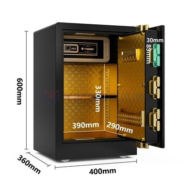 Elektronik Kod Kilidi Ev Kasası Küçük Kasa 2mm Çelik Güvenli Dokunmatik Kimlik Güvenli
