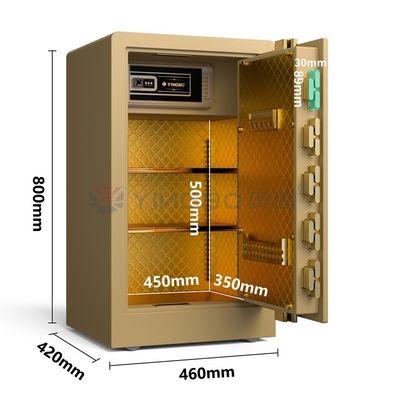 2.8 Cu Ft Ev Kasası Akıllı Parmak izi Kilit YB/RS-80