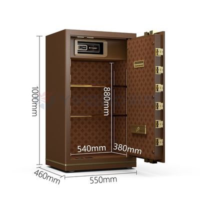 H1000mm Katı Çelik Lüks Ofis Parmak izi kilidi Güvenlik için Kasa YB/N7-100