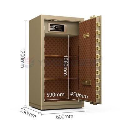 H1200mm Çift Alarm Ofis Güvenliği için Lüks Kasası