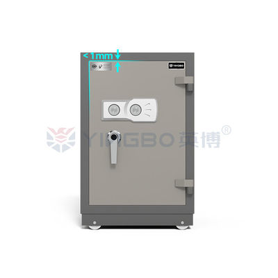 H680mm Katı Çelik 1 Saat Yangın Güvenli Kutusu Hırsızlık Karşıtı YB/FG-68 Isı Kanıtlı Güvenli
