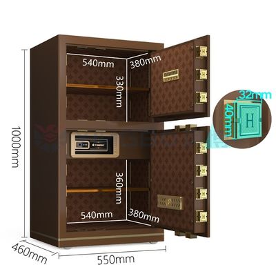 Katı Çelik Lüks Akıllı Elektronik Ofis Güvenlik Kasası YB/N7-100D