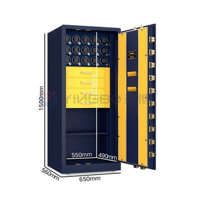 OEM Çift Alarm Mücevher Saat Winder Kasa Kutusu 7 Açık Yollu Katı Çelik