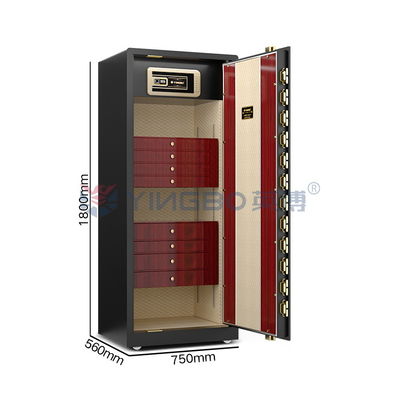 Akıllı Çift Alarm Katı Çelik Mücevher Kasası / Ev için Mücevher Kasası
