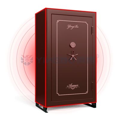 Hırsızlık Karşıtı 36 Silah Ağır Ateş geçirmez Silah Kasası OEM YB/GS-180