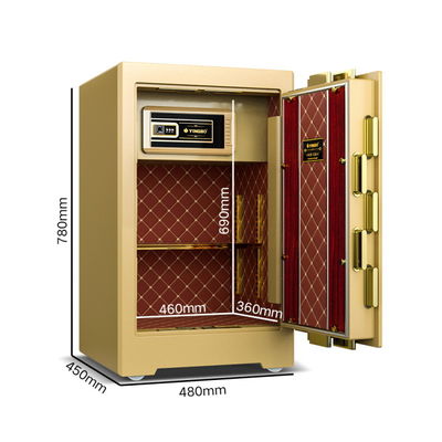 OEM 4 Cu Ft Parmak izi kilitli ticari kasa H780mm YB/ZY-70