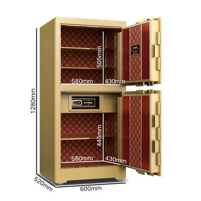 208±2kg Güvenlik Kasası OEM Lüks Kasetler 4 Açık Yol YB/ZY-120D