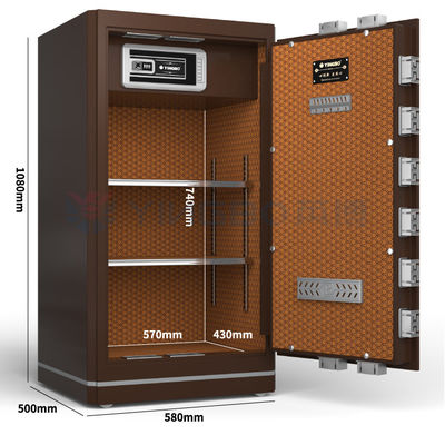 6.4 Cu Ft ev ofis iş için çift alarm güvenlik kasası YB/N6-100