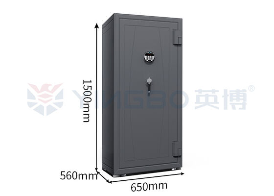 Deri Kaplı Ağır Görevli Yangına Karşı Dayanıklı Mücevher Kasası Saat Kasası Saat Vinder ile