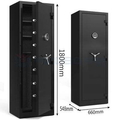 Büyük Tüfek Güvenli Kutusu Silah Kasası Koruma Ateşe Dayanıklı Güvenli Kutu