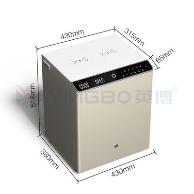 Su Geçirmez Komodin Güvenli Kasa Elektronik Kilit Kişisel Değerli Eşyalar ve Önemli Belgeler İçin Güvenlik Saklama Çözümü