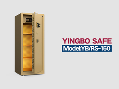 YB/RS-150 parmak izi kilitli ev kasası altın