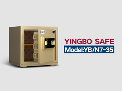 Parmak izi kilitli ofis kasası H350mm