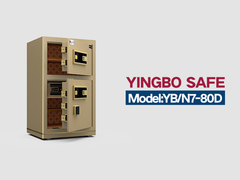 Parmak izi kilitli ofis kasası çift alarmı YB/N7-80D