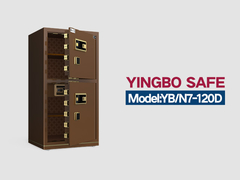 Biometrik parmak izi kilitli ofis kasası çift alarm YB/N7-120D