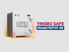 YB/FW-48 yangın geçirmez kasası beyaz