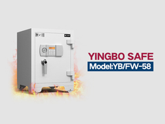 YB/FW-58 yangın geçirmez kasası beyaz