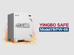 YB/FW-68 yangın geçirmez kasası beyaz