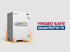 YB/FW-78 yangın geçirmez kasası beyaz