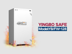 YB/FW-128 yangın geçirmez kasası beyaz