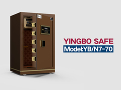 YB-N7-70-ofis kasası - kahve elektronik kilit