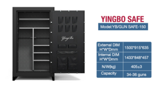 Şifre Tabancası Dolabı Silah Kasaları Silah Kasası Patlamaya Dayanıklı Kasa Yanmaz Silah Kasası